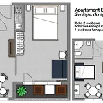 Bluemint Debina Przy Plazy Апартаменты *